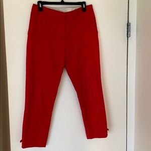 Kate Spade Red Capri Pants